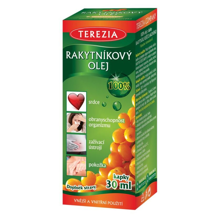 TEREZIA 100% Rakytníkový olej kapky 30 ml