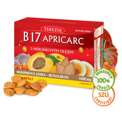 TEREZIA Apricarc B17 s meruňkovým olejem 60 kapslí