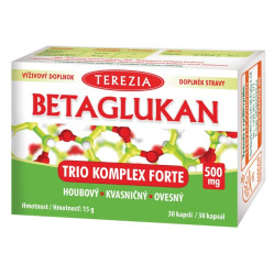 TEREZIA BETAGLUKAN Trio komplex forte 500 mg 30 kapslí