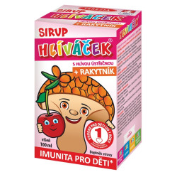 TEREZIA Hlíváček sirup s hlívou a rakytníkem višeň 100 ml