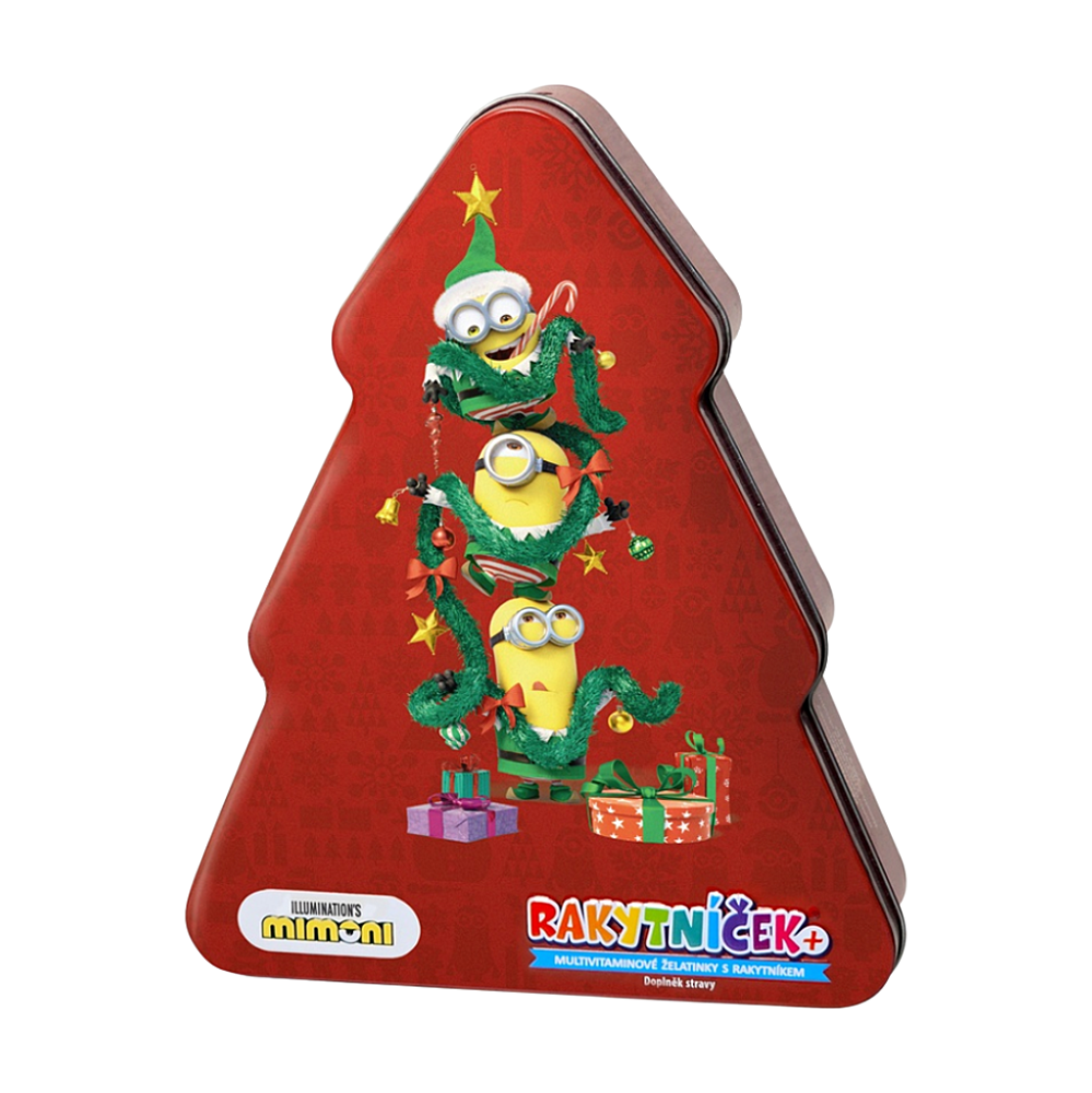 TEREZIA Rakytníček + multivitaminové želatinky 50 kusů Vánoční Mimoni
