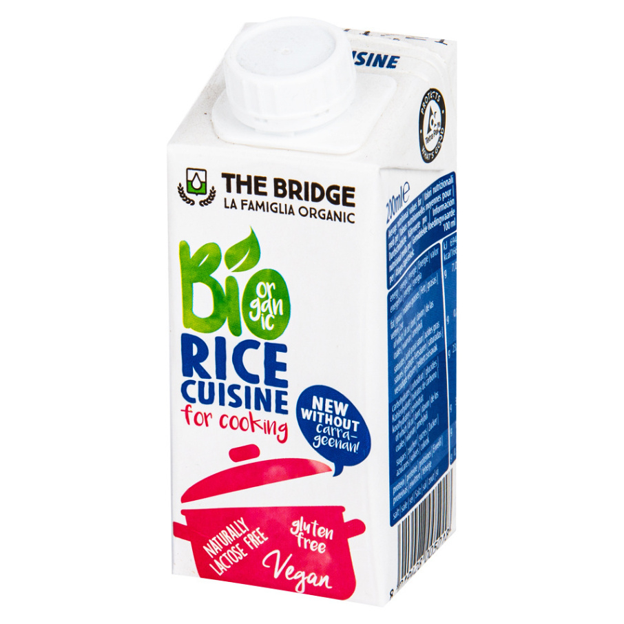 THE BRIDGE Rýžová alternativa smetany na vaření 200 ml BIO