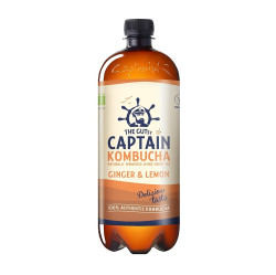 THE GUTSY CAPTAIN Kombucha zázvor a citron 1000 ml