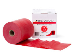 Thera-Band Posilovací guma 45,5 m, červená, středně silná