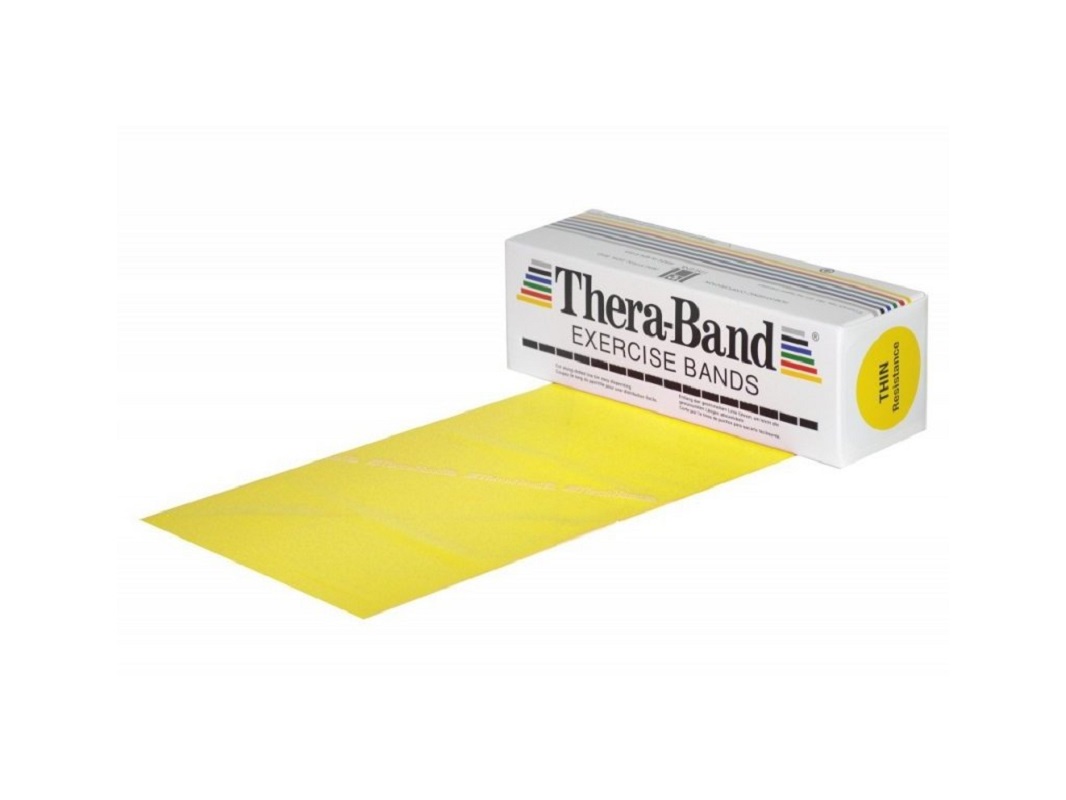 Thera-Band Posilovací guma 5,5 m, žlutá, slabá