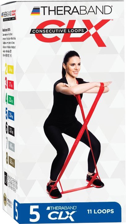 THERABAND Thera-Band CLX - modrý, extra silný
