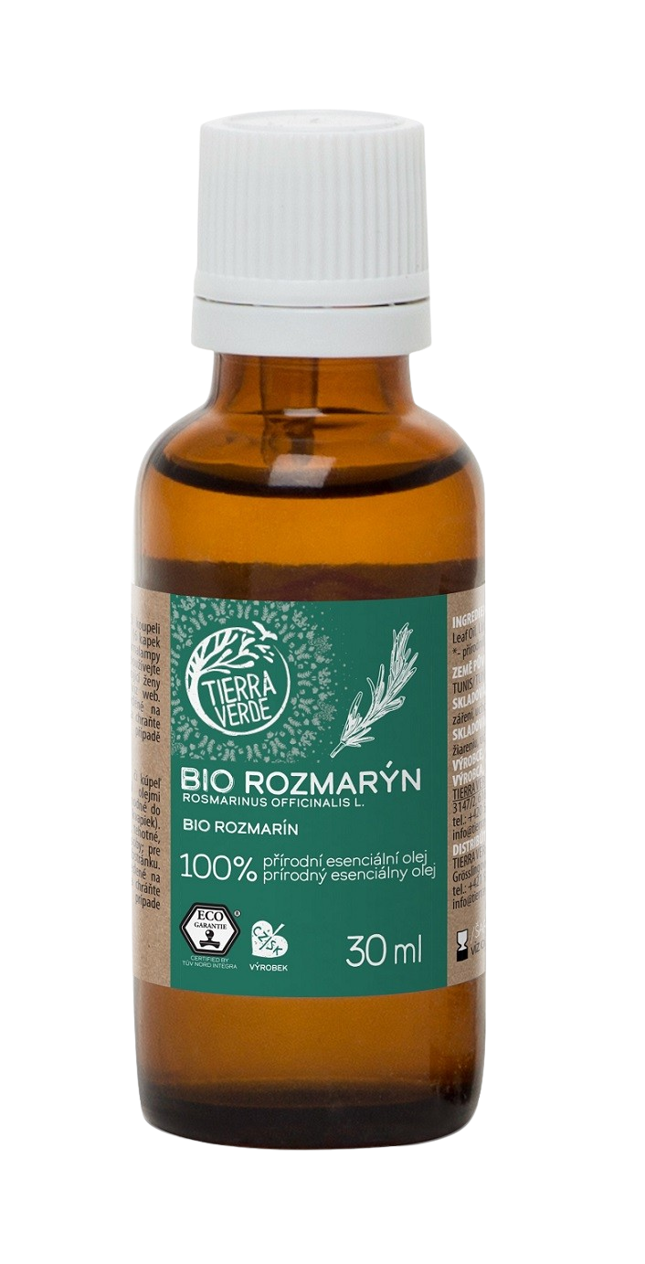 TIERRA VERDE Esenciální olej Rozmarýn BIO 30 ml