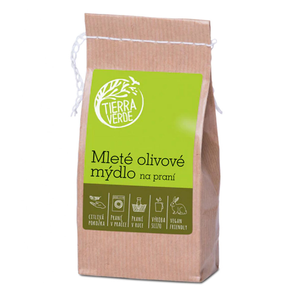 TIERRA VERDE Mleté olivové mýdlo na praní 200 g