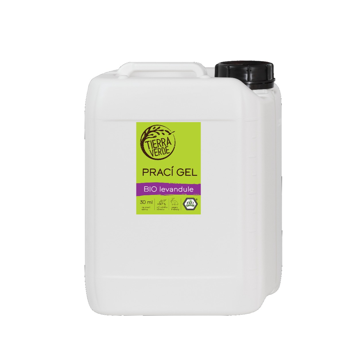 Tierra Verde Prací gel Bio Levandule 5 l