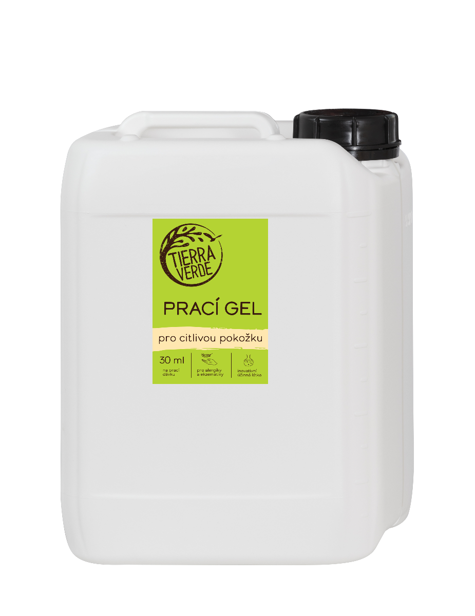 Tierra Verde Prací gel pro citlivou pokožku kanystr 5 l