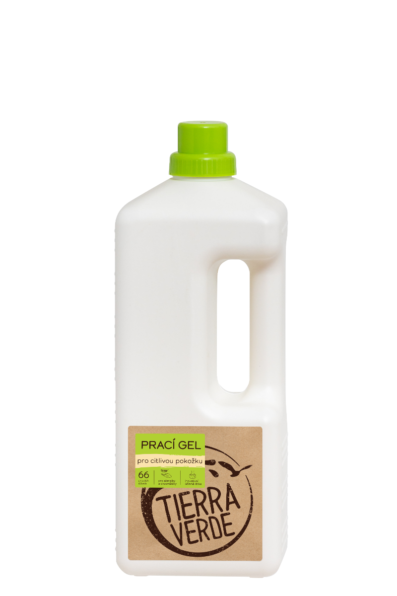 Tierra Verde Prací gel pro citlivou pokožku láhev 2 l
