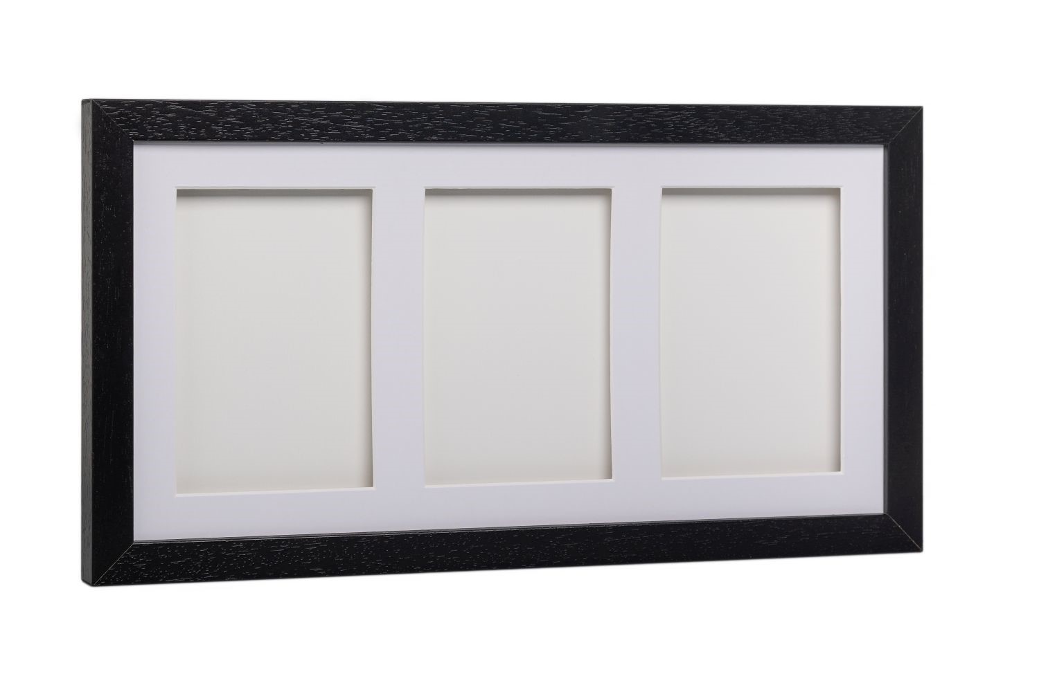 Tiny Memories Sada na otisky nožiček či ručiček, trojrámek - dárková sada pro miminko - černá