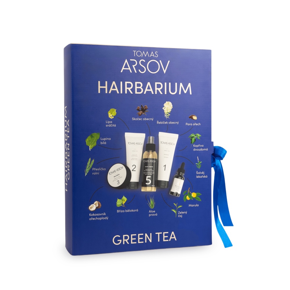 Tomas Arsov Green Tea HAIRBARIUM dárková sada
