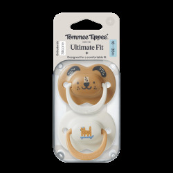 Tommee Tippee Silikonový dudlík Ultimate Fit Deco Boy 18-36m 2 ks více barevných variant