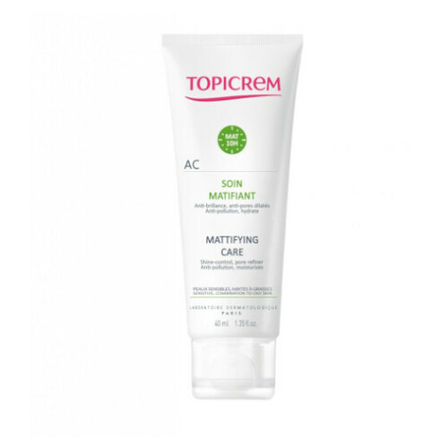 TOPICREM Matující  krém pro mastnou a citlivou pleť AC 40 ml