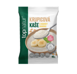 Topnatur Krupicová kaše 40 g s kousky banánu