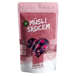 TOPNATUR Müsli srdcem malina & belgická čokoláda 250 g