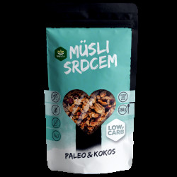 TOPNATUR Müsli srdcem Paleo & Kokos Low Carb 350 g