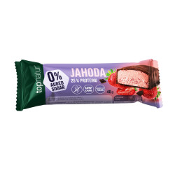 Topnatur No Added Sugar jahoda proteinová tyčinka 40 g