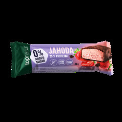TOPNATUR No sdded sugar protein tyčinka jahoda 40 g