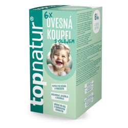 TOPNATUR Ovesná koupel s olejem z konopí 6x30 g
