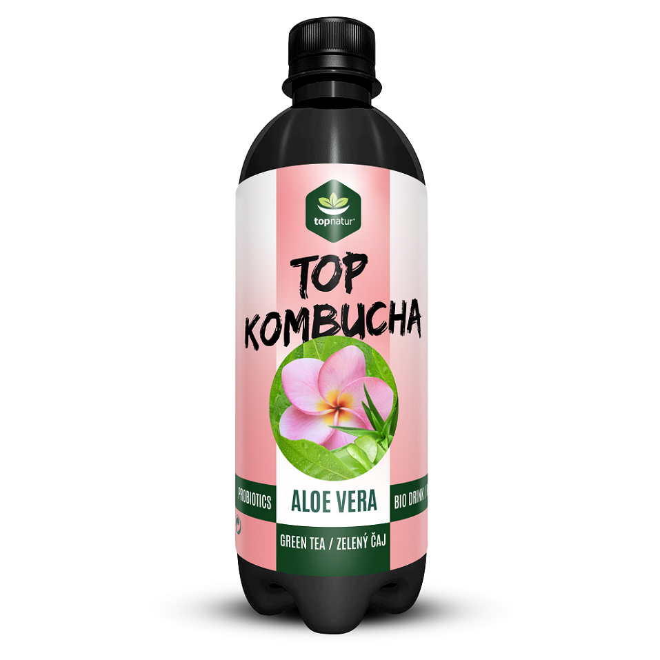 TOPNATUR Top kombucha aloe vera 500 ml