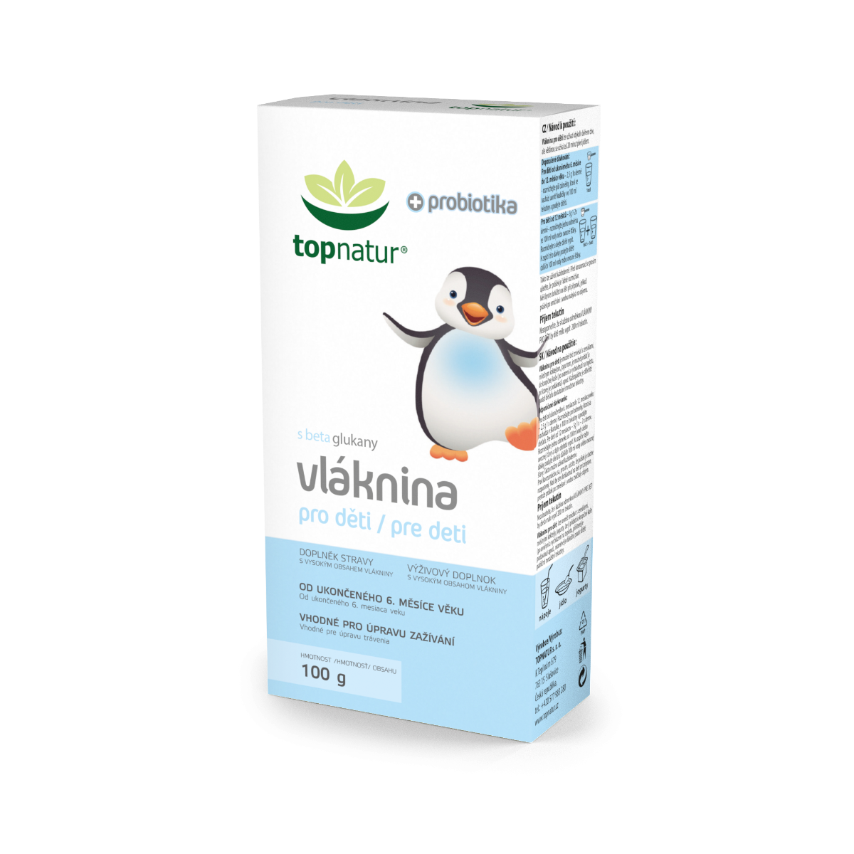 Topnatur Vláknina pro děti 100 g