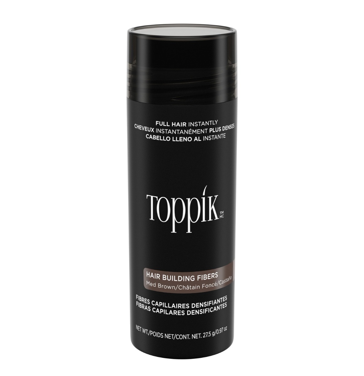 Toppík Vlasová vlákna středně hnědá 27,5 g