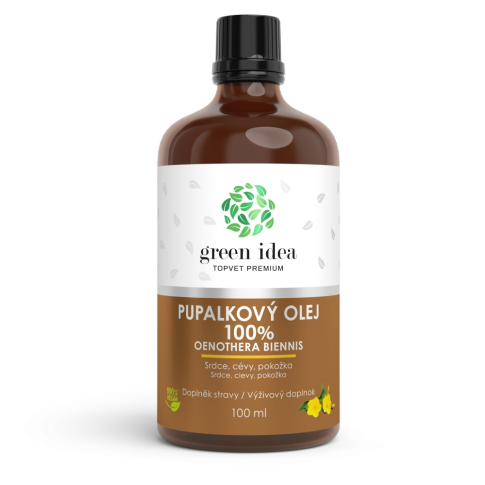 TOPVET Pupalkový olej 100% 100 ml