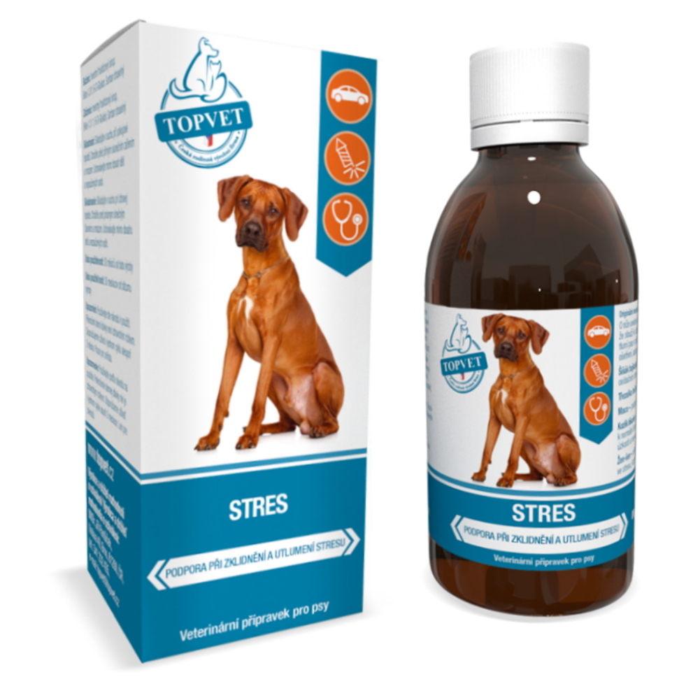 TOPVET Stres sirup pro psy 200 ml