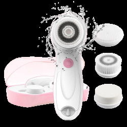 TOUCHBEAUTY Čistící kartáč na pleť 3v1 růžový 0759A
