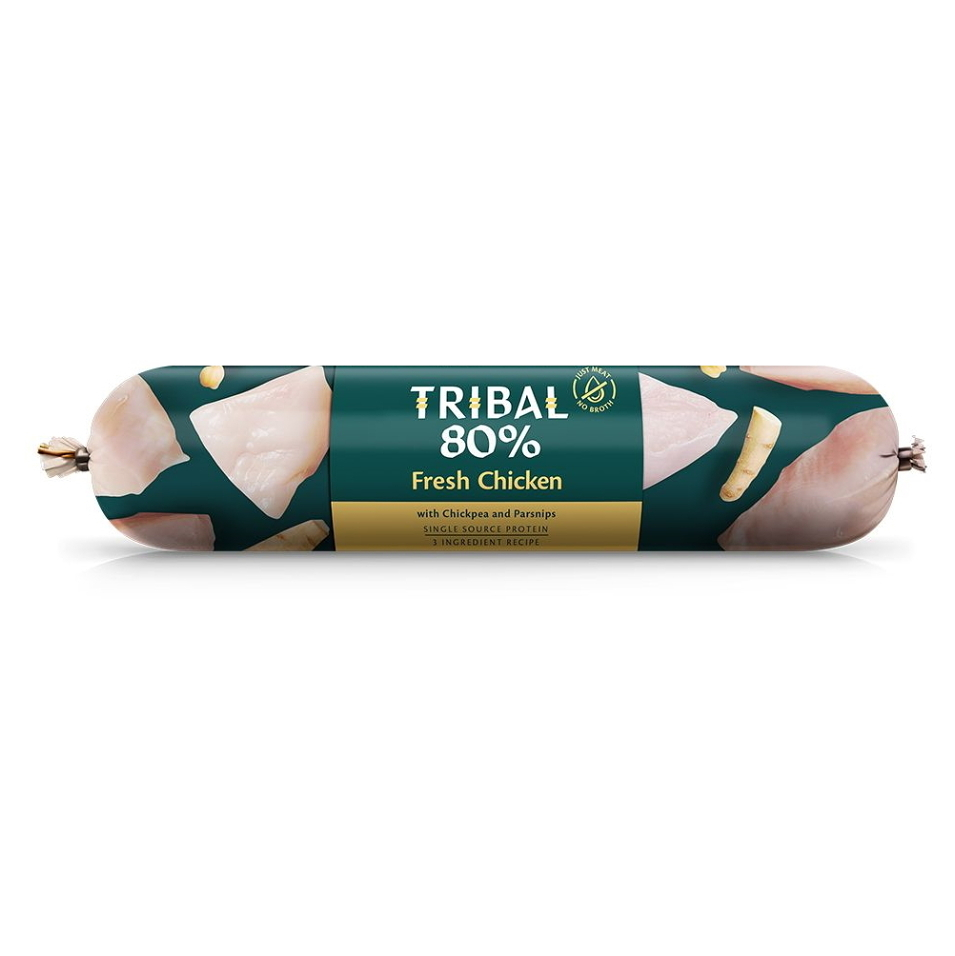 TRIBAL 80% Chicken salám pro psy, Hmotnost balení: 750 g