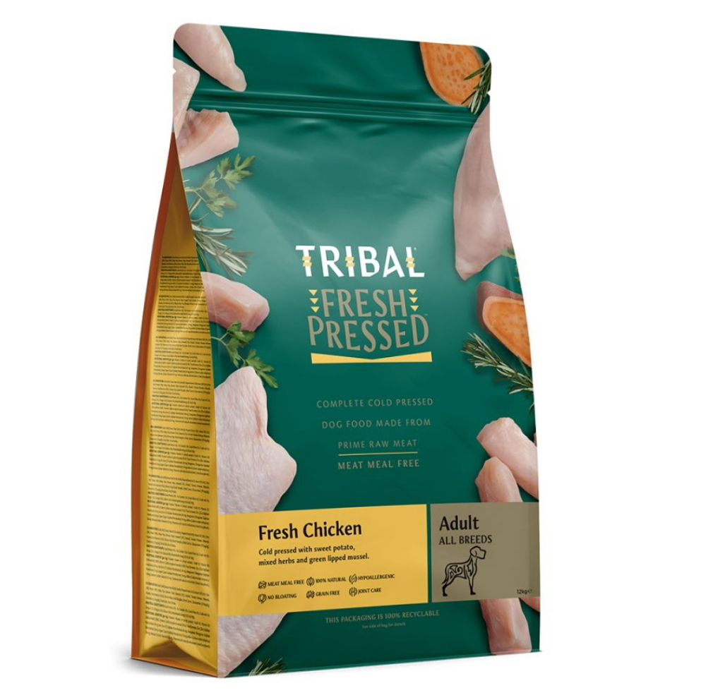 TRIBAL Fresh Pressed Chicken Adult granule pro psy, Hmotnost balení: 12 kg