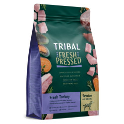 TRIBAL Fresh Pressed Turkey Senior granule pro psí seniory, Hmotnost balení: 12 kg
