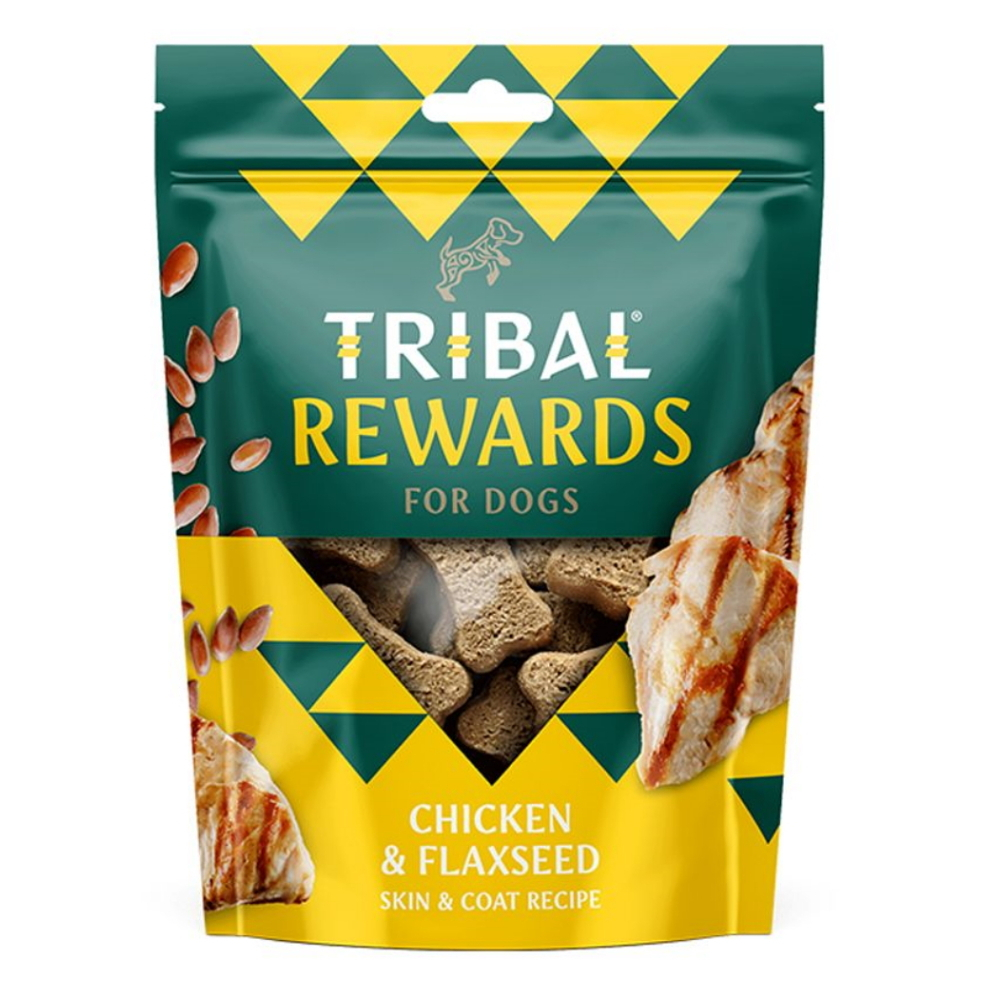 TRIBAL Rewards Chicken & Flaxseed pamlsek pro psy 125 g
