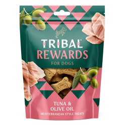 TRIBAL Rewards Tuna & Olive Oil pamlsek pro psy 125 g