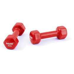 TRINFIT Činky na aerobic VINYL 0,5 - 5 kg varianta 2 kg
