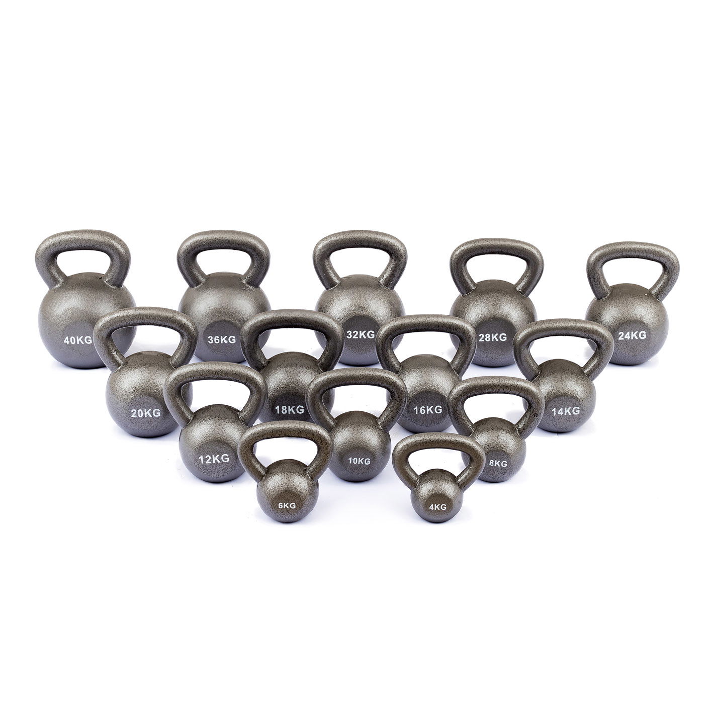 TRINFIT Kettlebell litinový s označením váhy varianta 8 kg