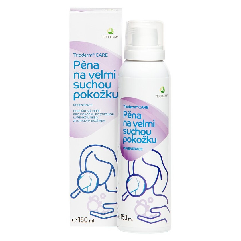 TRIODERM Care pěna velmi suchou pokožku 150 ml