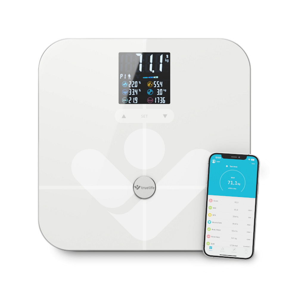 TRUELIFE FitScale W7 BT White osobní váha