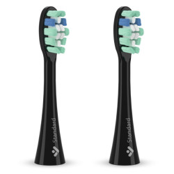 TRUELIFE SonicBrush Clean náhradní hlavice standard černá 2 kusy