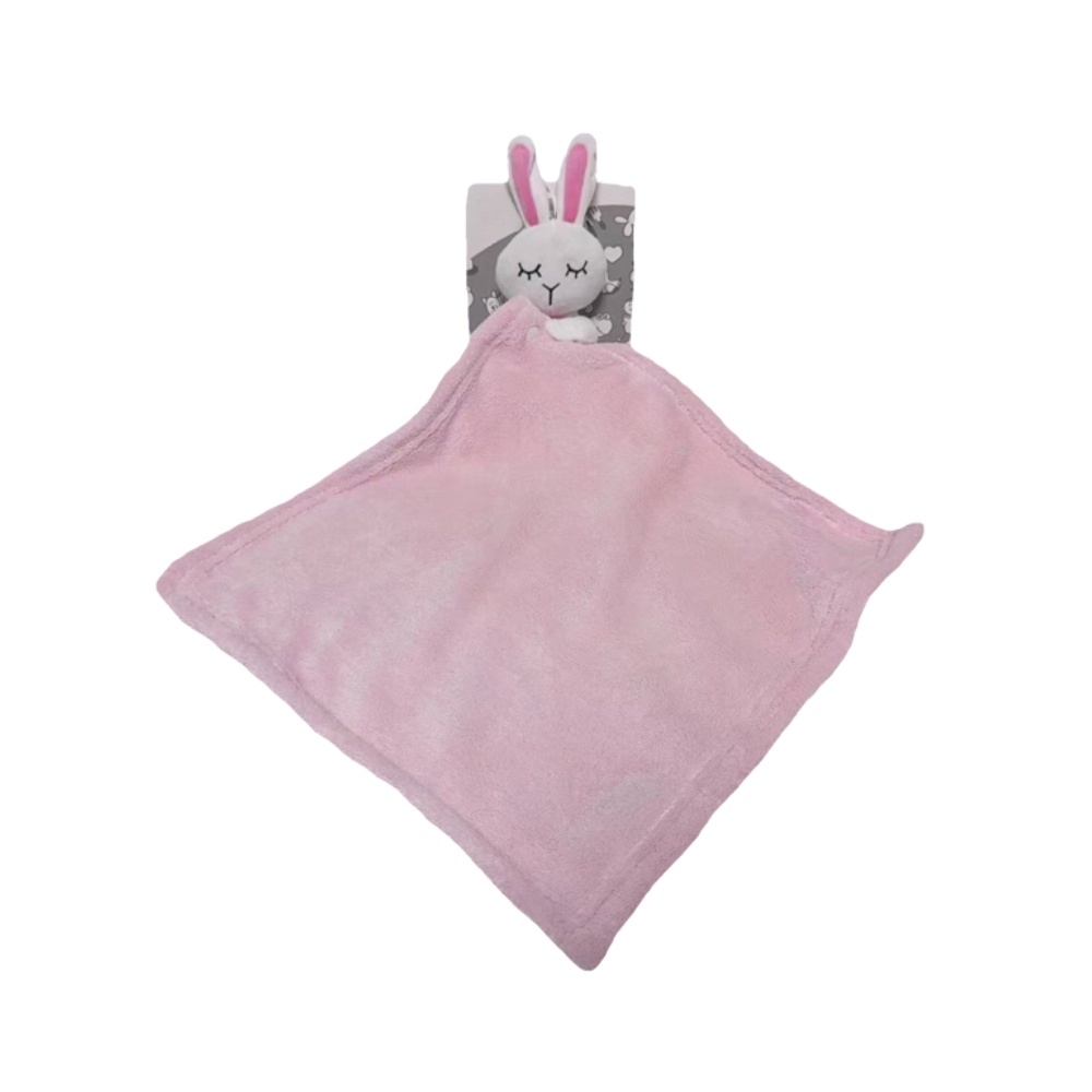 Tulilo Baby Ručník s hračkou Bunny, 35x35cm