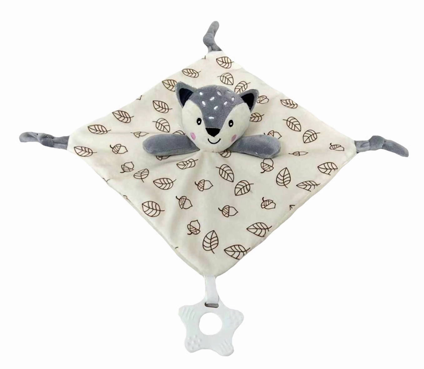 TULIMI Přítulníček, mazlík s kousátkem Lišák - krémový