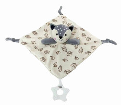 TULIMI Přítulníček, mazlík s kousátkem Lišák - krémový