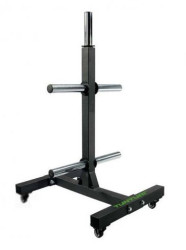 Tunturi Stojan na olympijské kotouče Bumper Plate na kolečkách