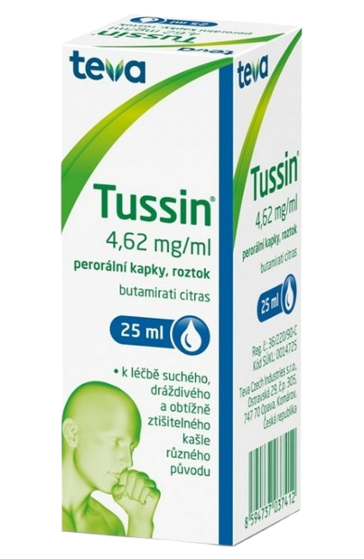 TUSSIN Kapky, roztok 4.62mg/ml, 25 ml