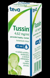 TUSSIN Kapky, roztok 4.62mg/ml, 25 ml