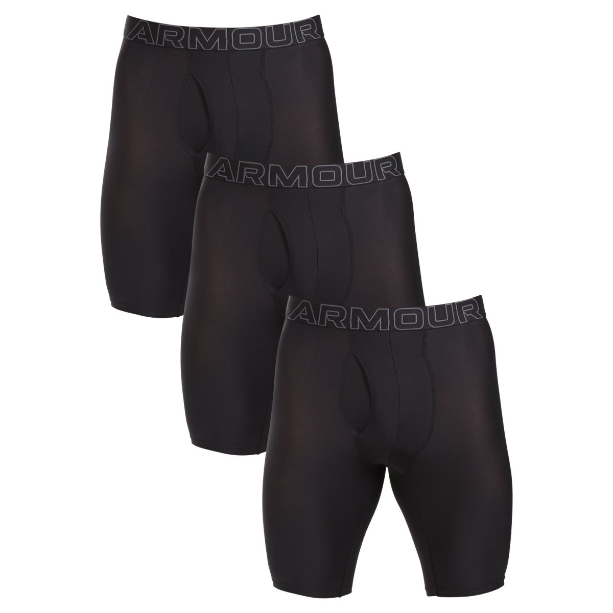 Under Armour 3PACK pánské boxerky černé (1383886 001) L