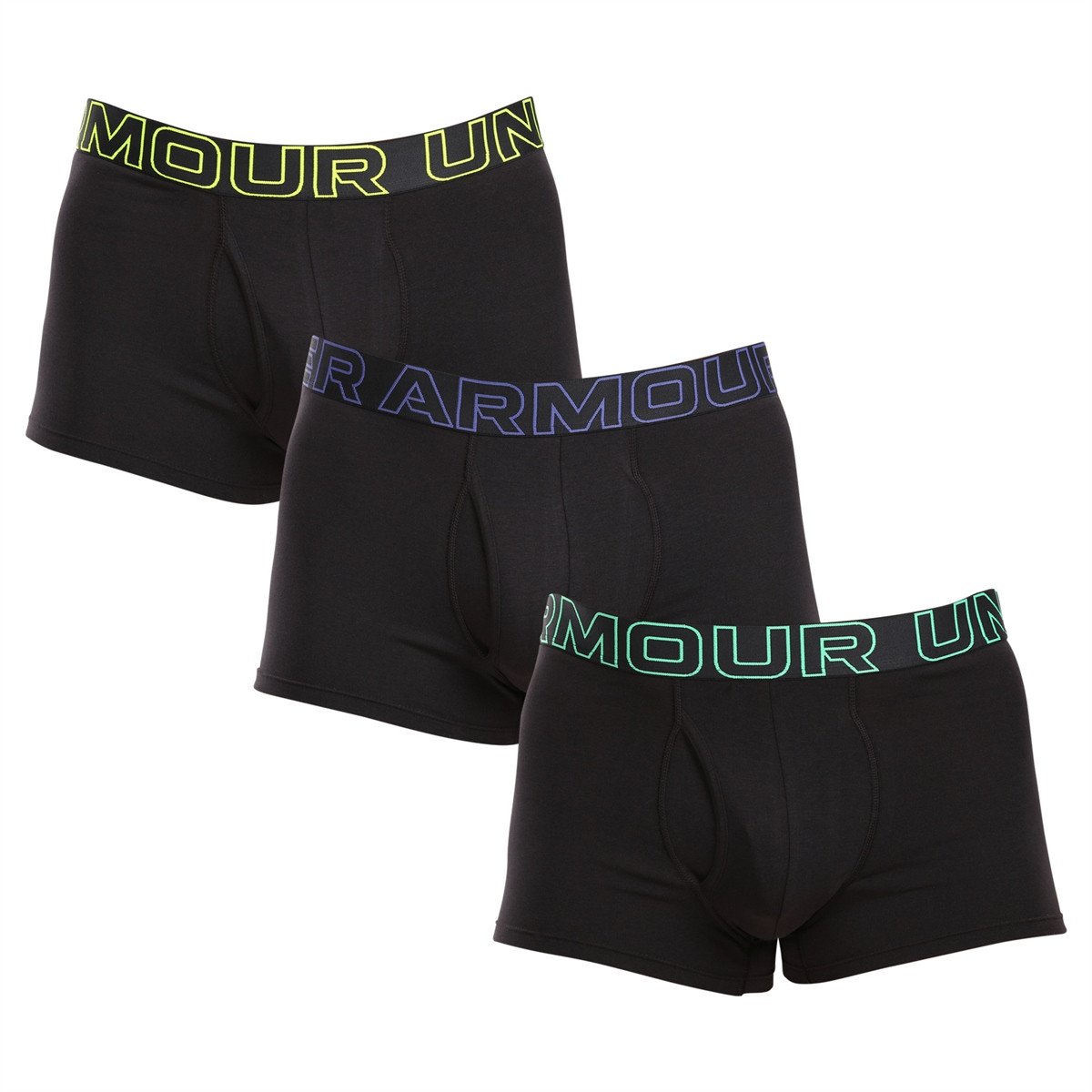 Under Armour 3PACK pánské boxerky černé (1383891 002) M