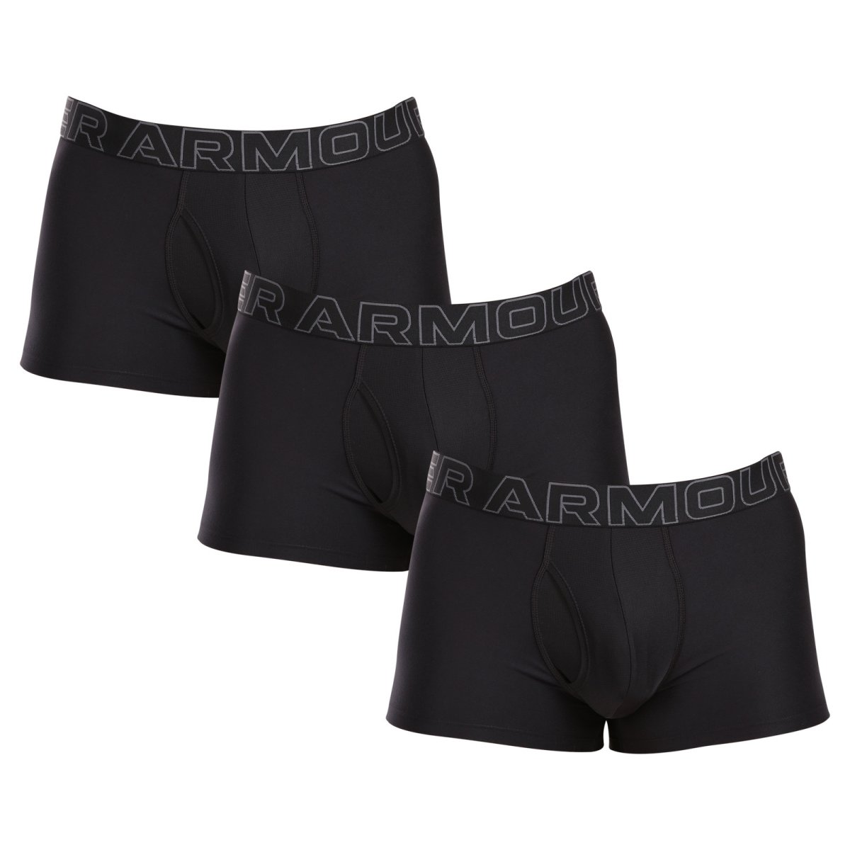 Under Armour 3PACK pánské boxerky černé (1383882 001) L